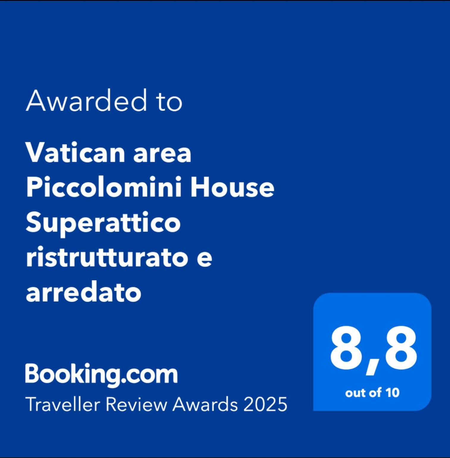 Vatican Area Piccolomini House Superattico Ristrutturato E Arredato Rom Exteriör bild